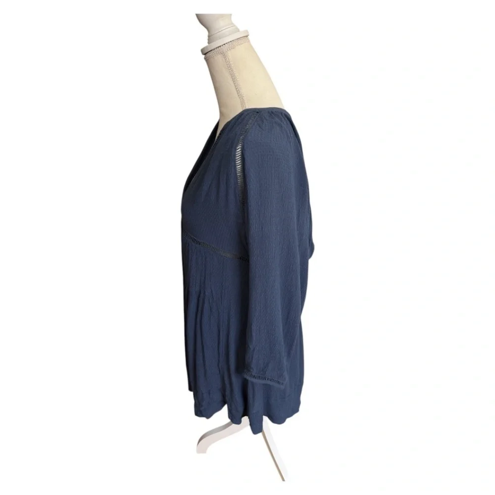 Free People Go Lightly Swing Blue Dress